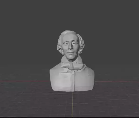 Hans Christian Andersen 3D print model