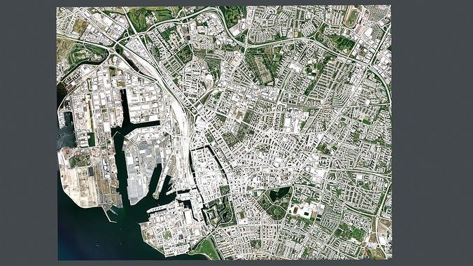 Cityscape Malmo Sweden 3D model 3