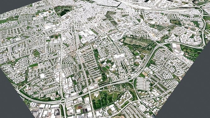 Cityscape Malmo Sweden 3D model 7