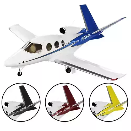 Aircraft Cirrus Vision Jet SF50 3D model