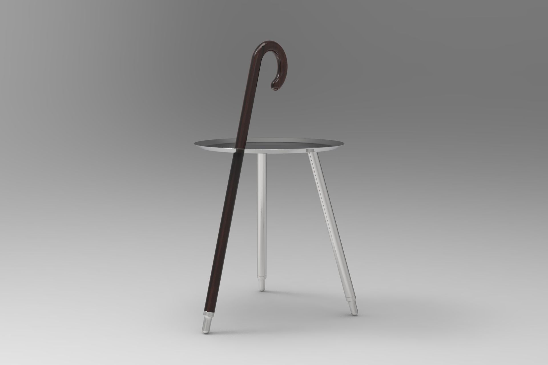 Urbanhike Side Table Low-poly 3D model_3