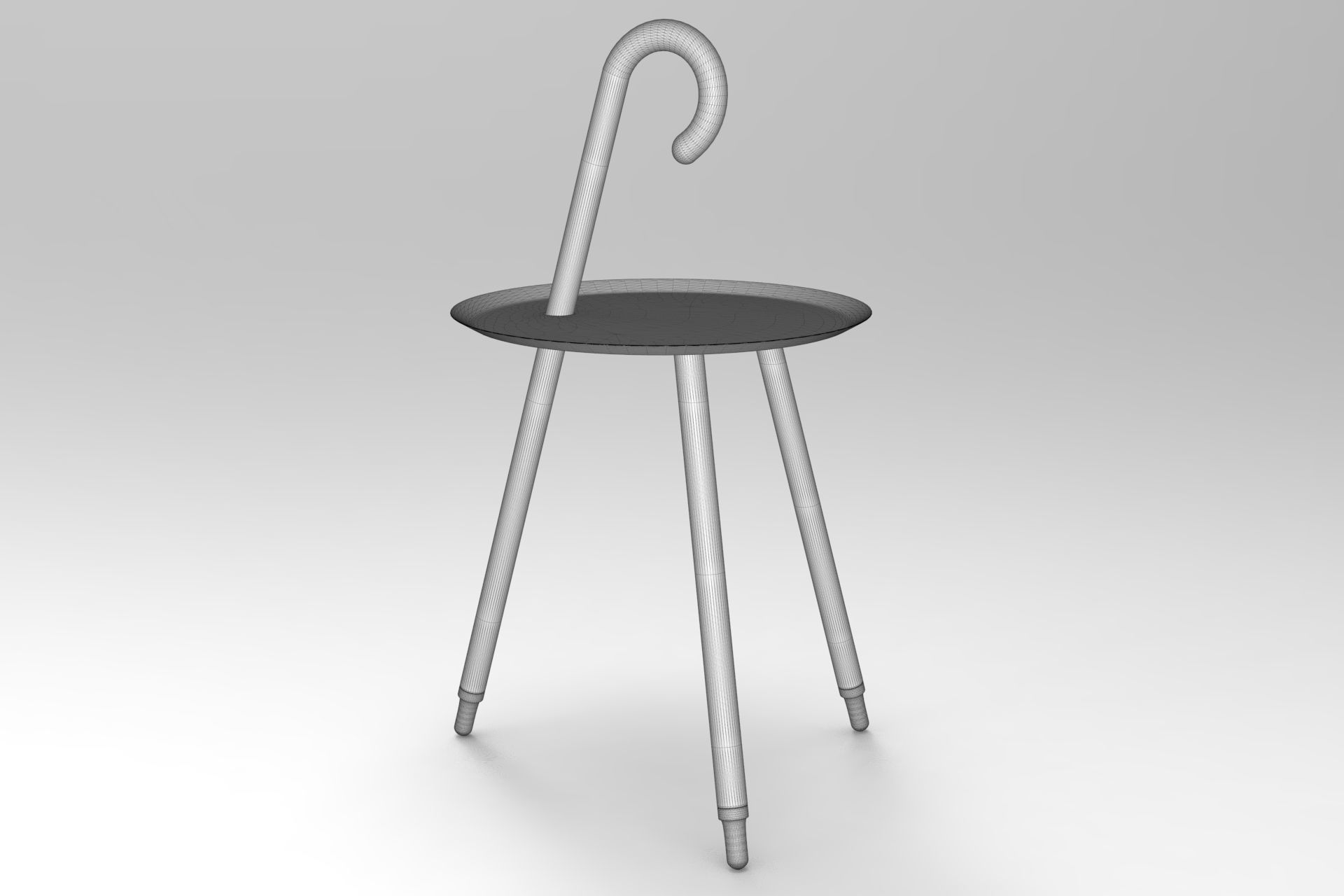 Urbanhike Side Table Low-poly 3D model_5