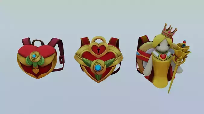 bag 3x valentine Backpack