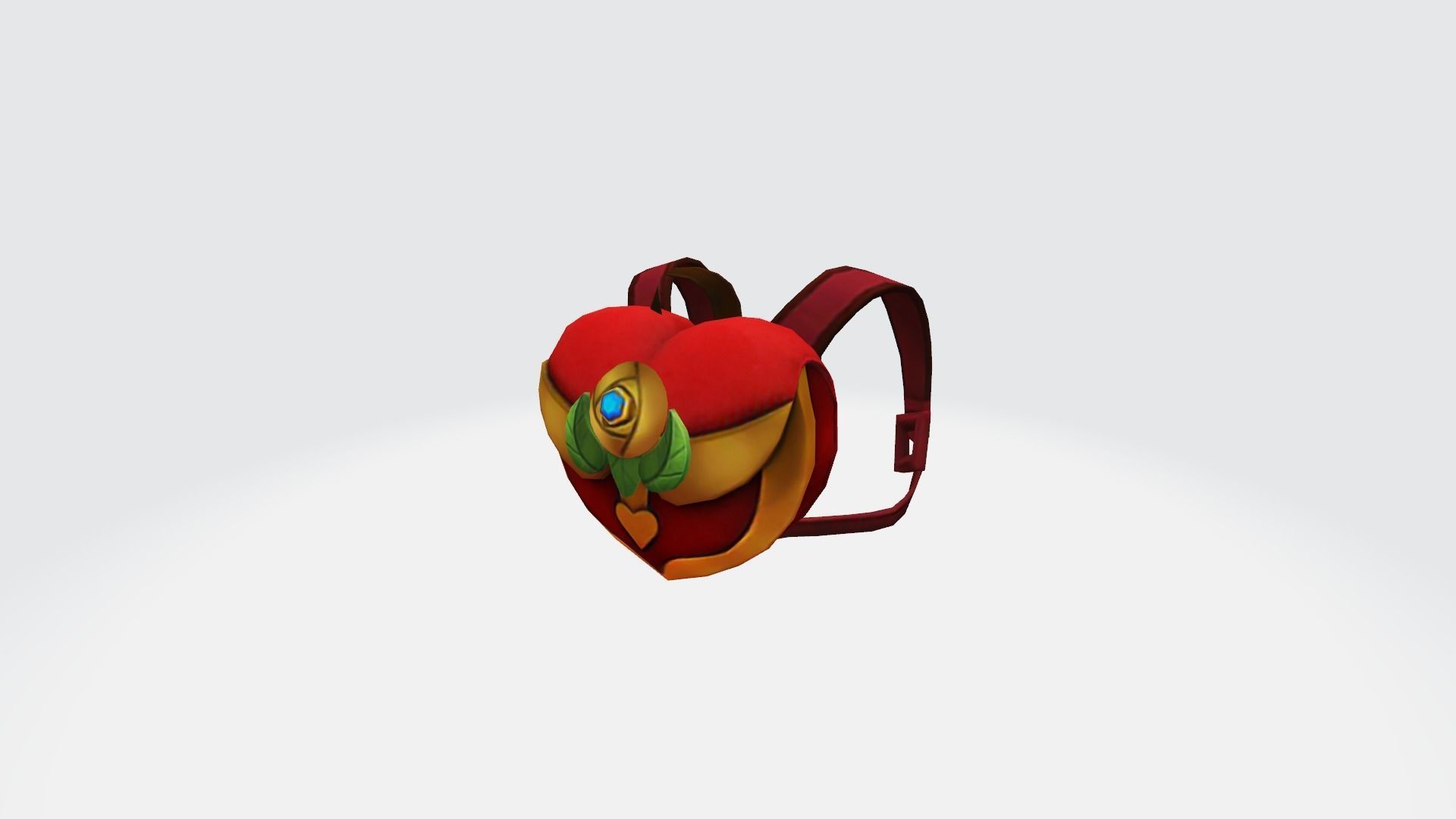 bag 3x valentine Backpack 3D model_9