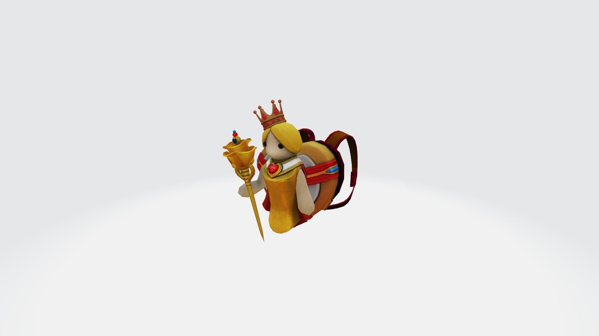 bag 3x valentine Backpack 3D model_11