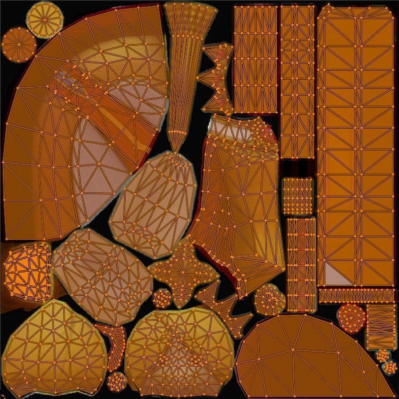 bag 3x valentine Backpack 3D model_6