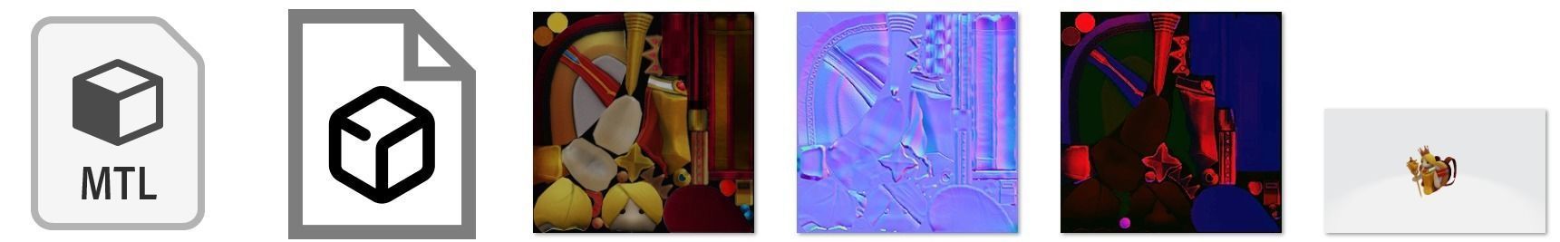 bag 3x valentine Backpack 3D model_13