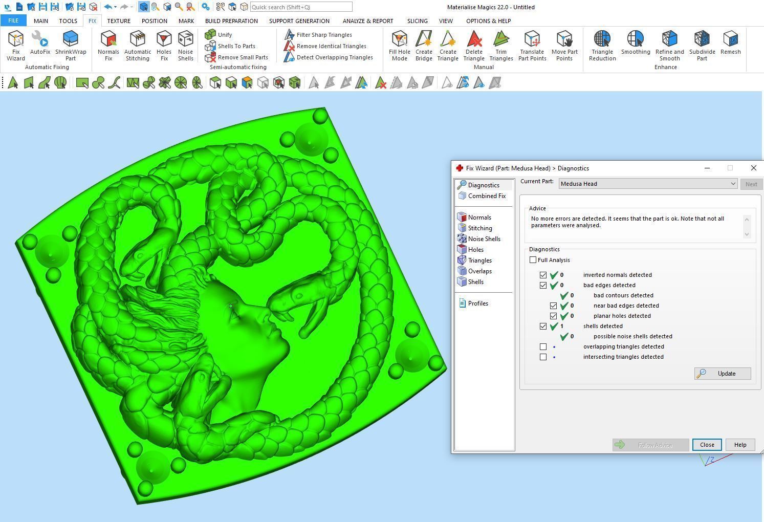 Medusa man ring Sculpture jewelry Gold silver 3D print model_8