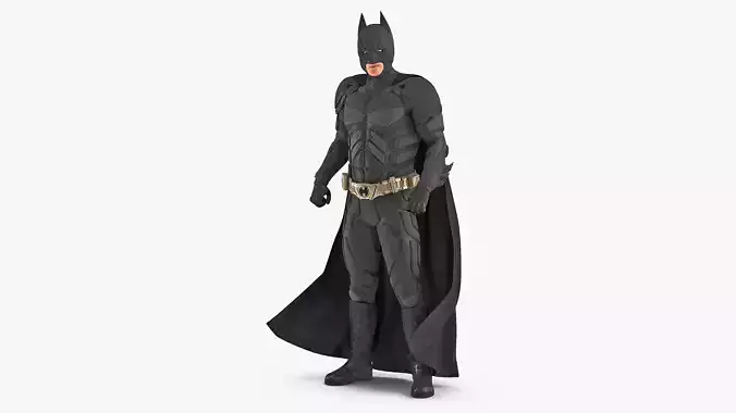 Batman Rigged 3D model