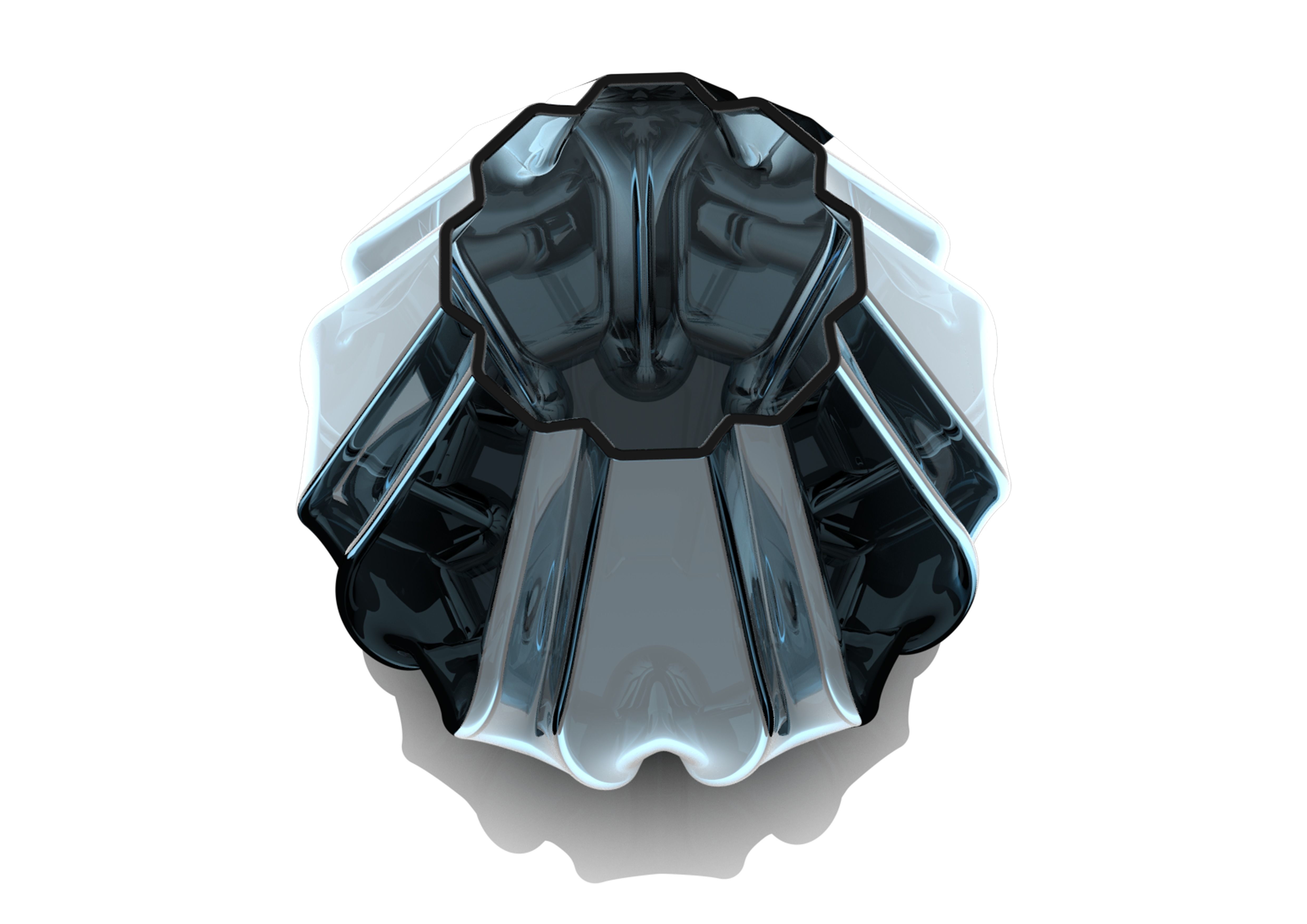 vase-z crystal vase 3D print model_2