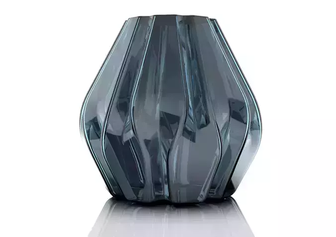 vase-z crystal vase 3D print model