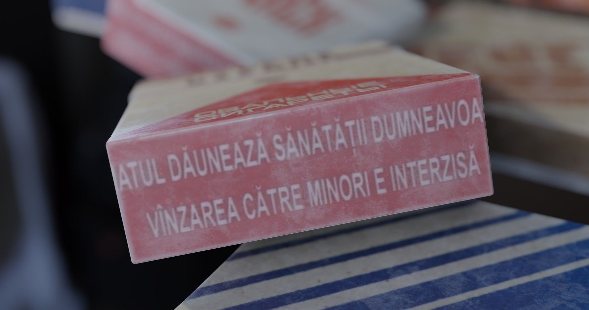 old vintage USSR Cigarette Pack Low-poly 3D model_5