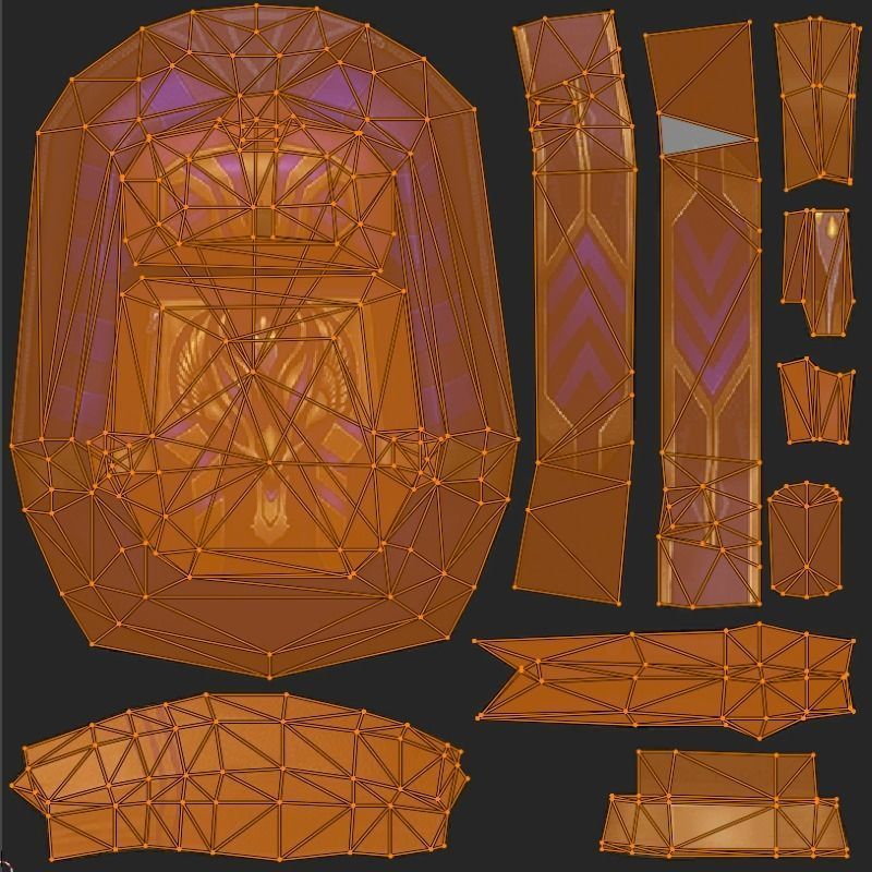 bag 3x Imperialegypt Backpack 3D model_6