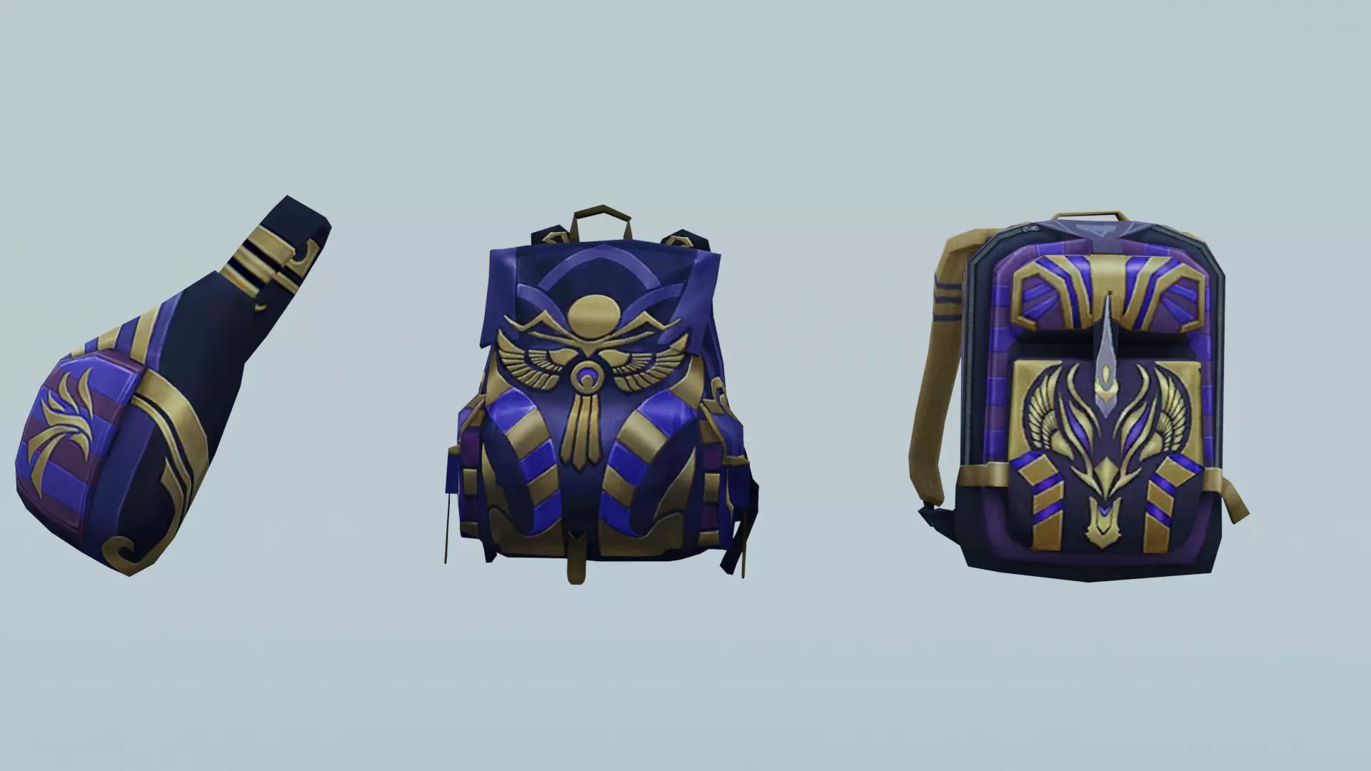 bag 3x Imperialegypt Backpack 3D model_0