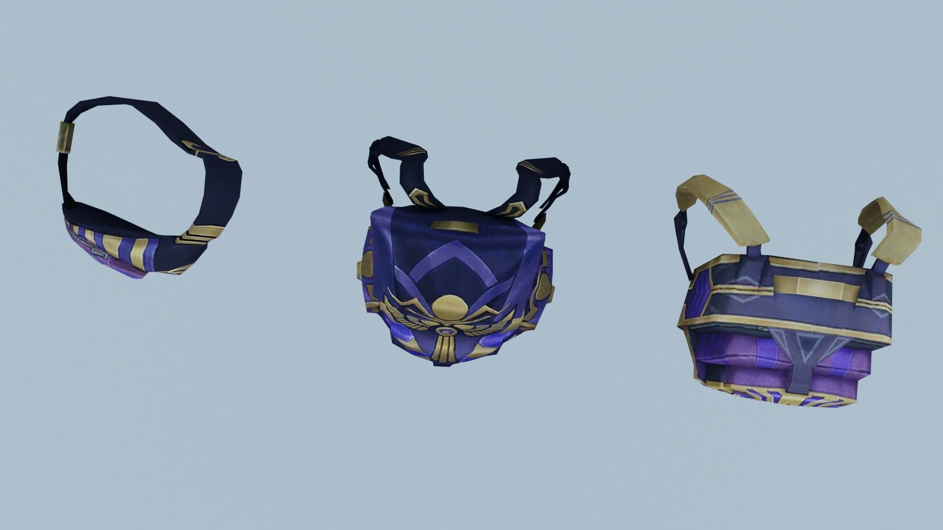 bag 3x Imperialegypt Backpack 3D model_3