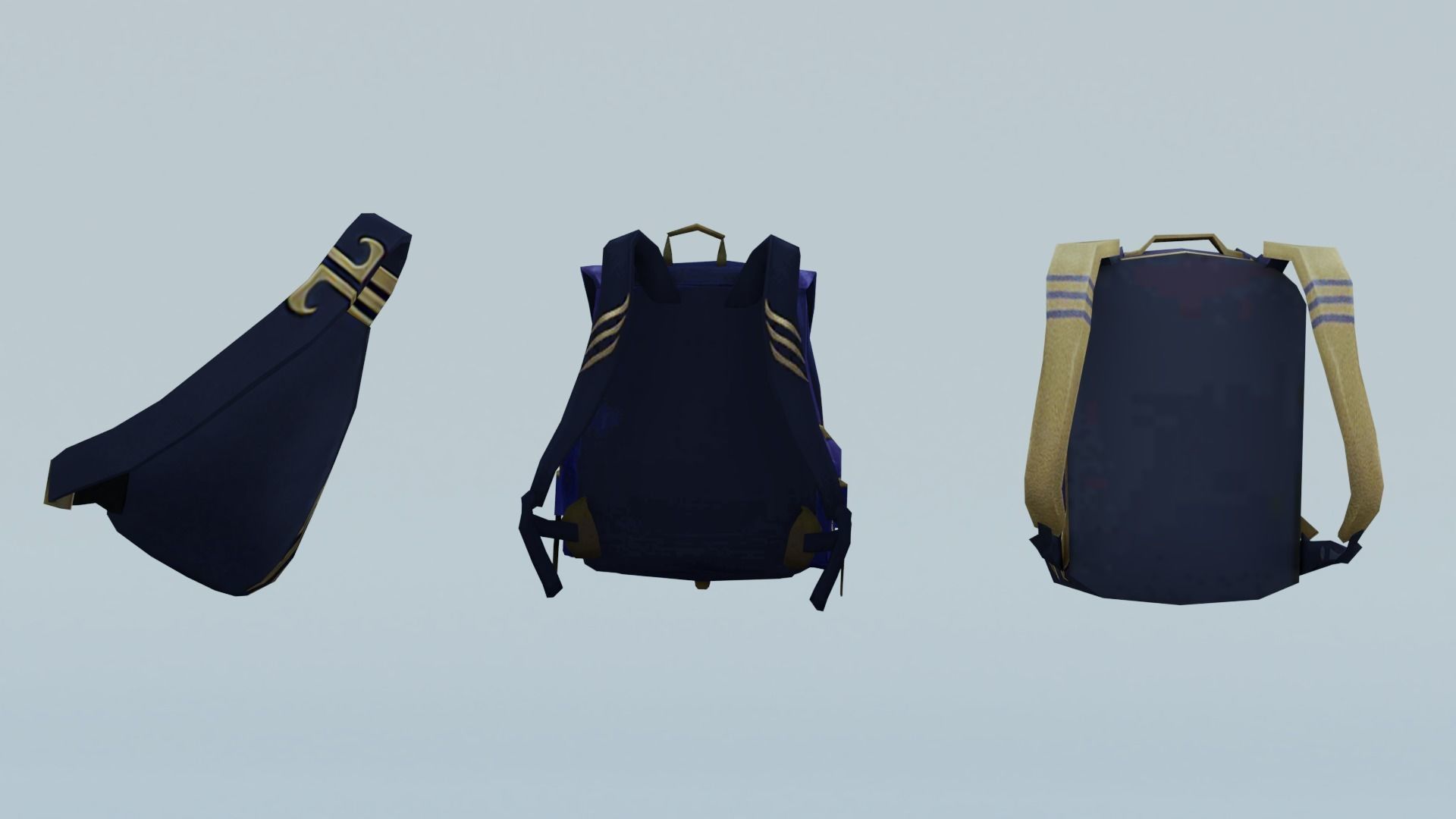 bag 3x Imperialegypt Backpack 3D model_2