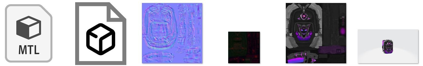 bag 3x Jajuar Backpack 3D model_13