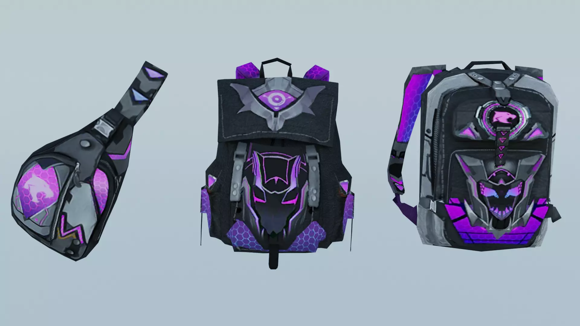 bag 3x Jajuar Backpack 3D model_0