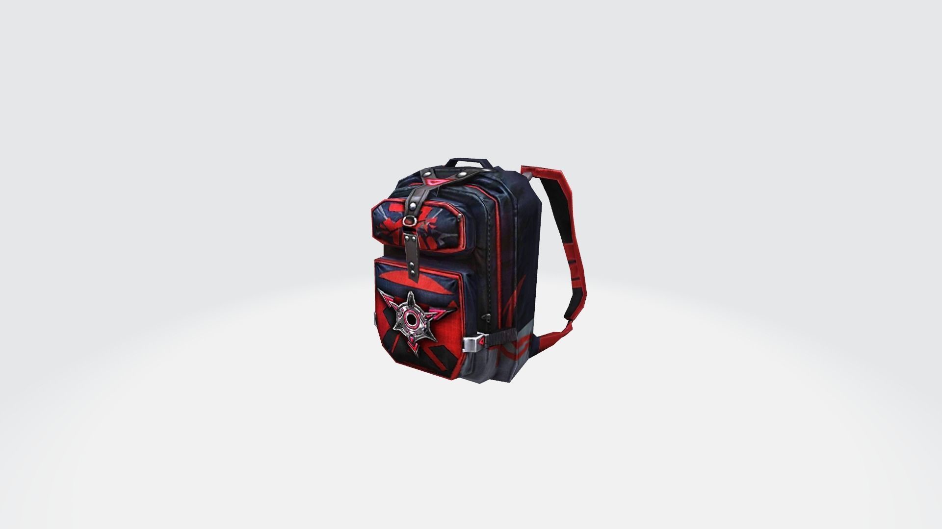bag 3x Ninjas Backpack 3D model_11