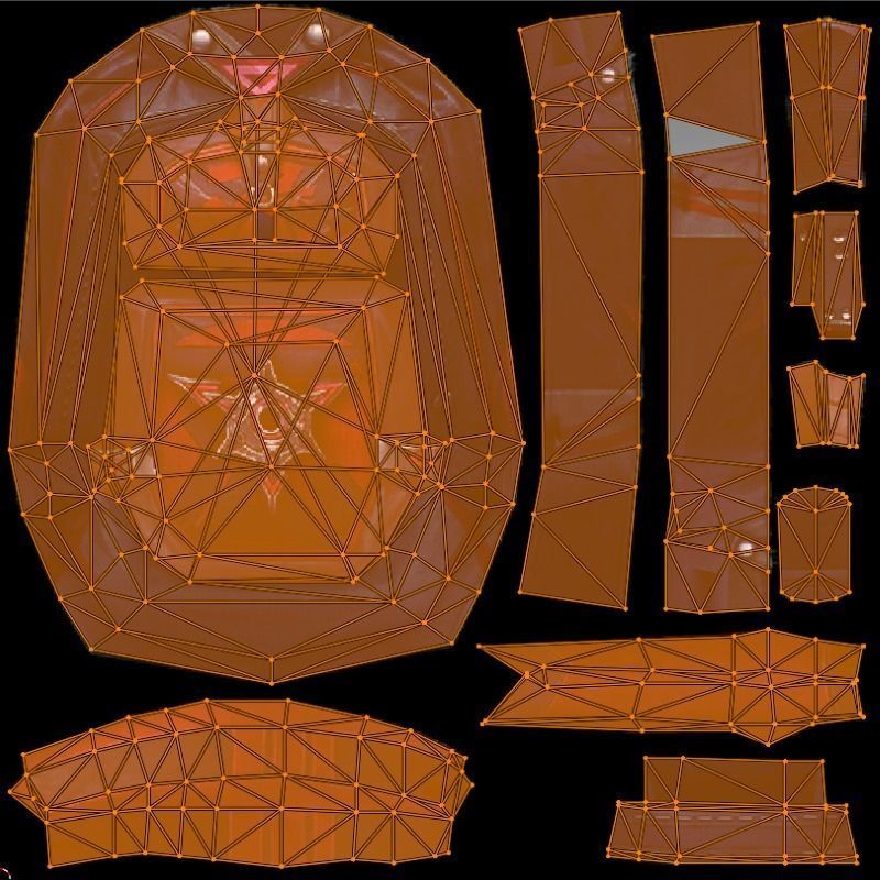 bag 3x Ninjas Backpack 3D model_6