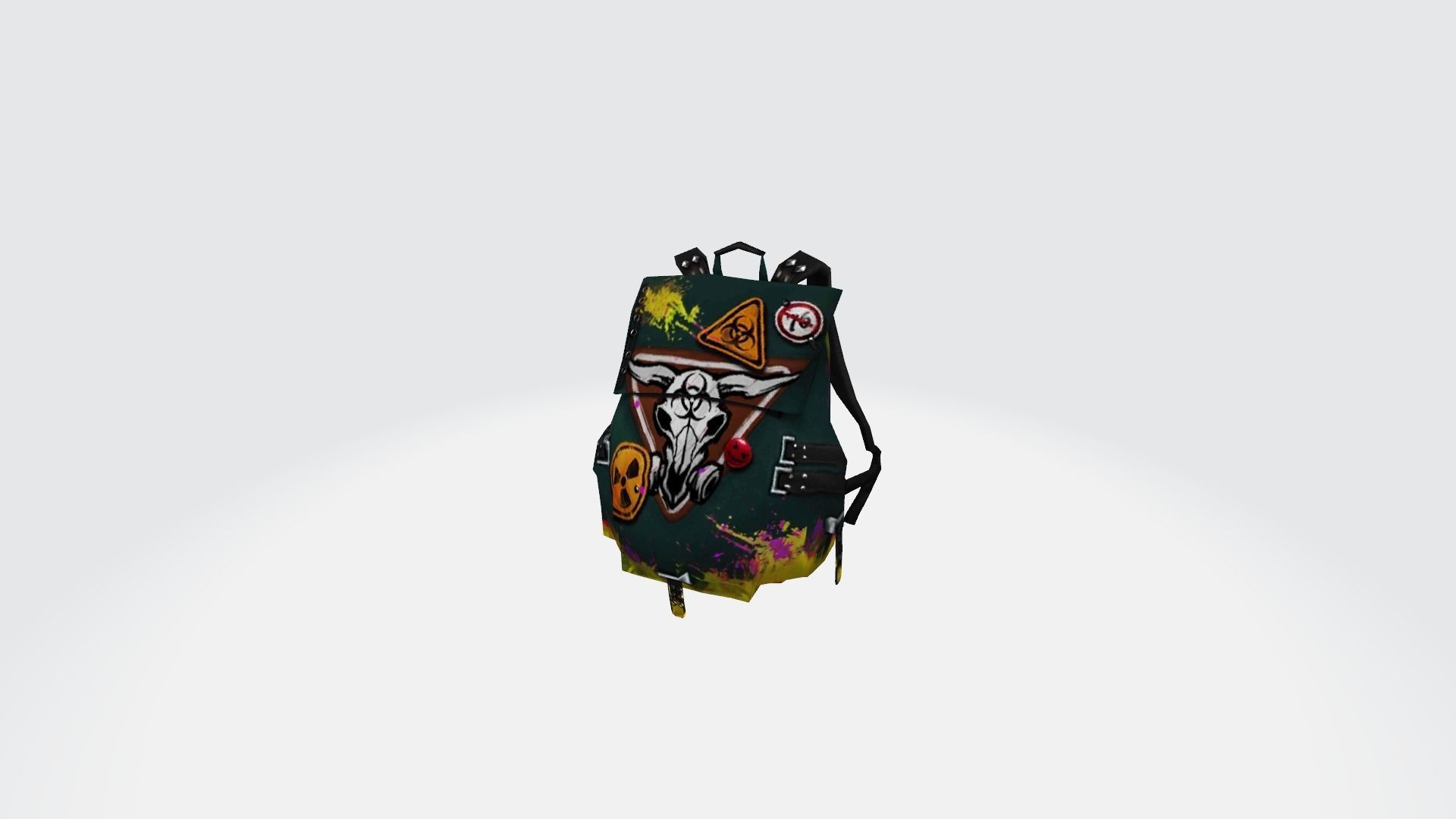 bag 3x Nuclear Backpack 3D model_10