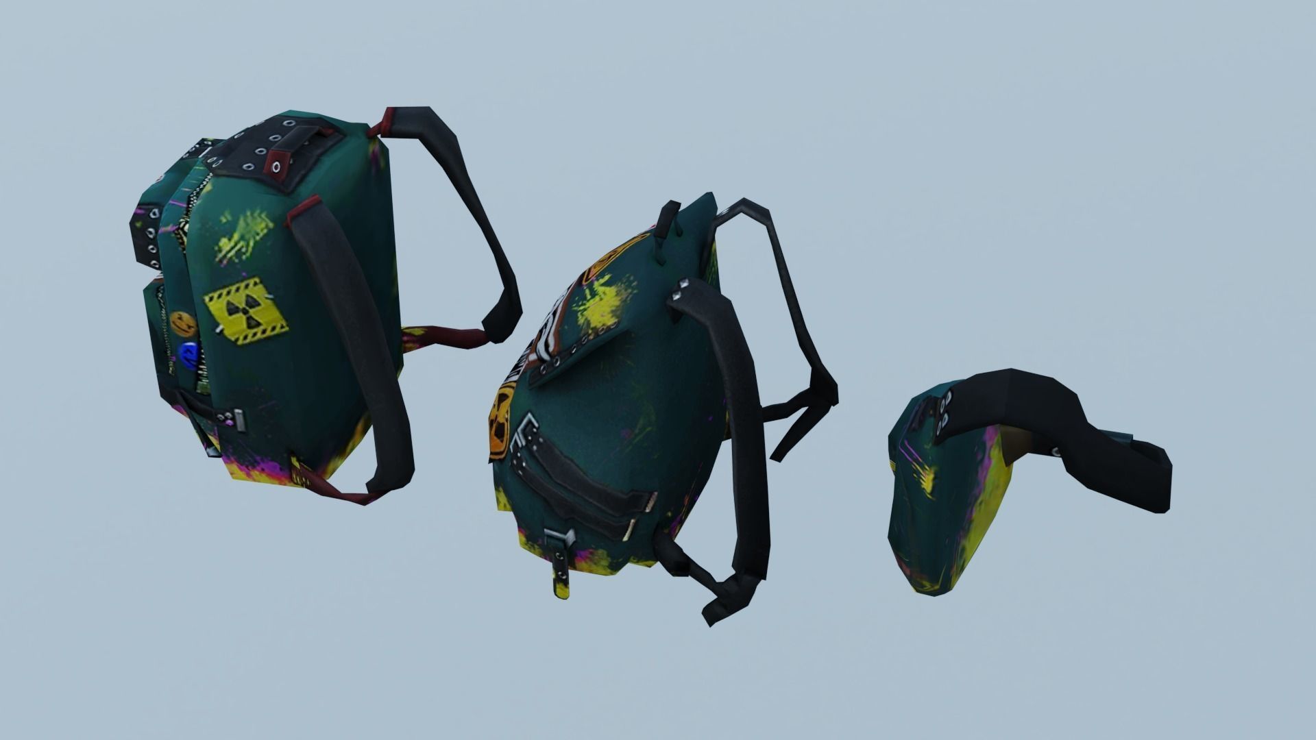 bag 3x Nuclear Backpack 3D model_4