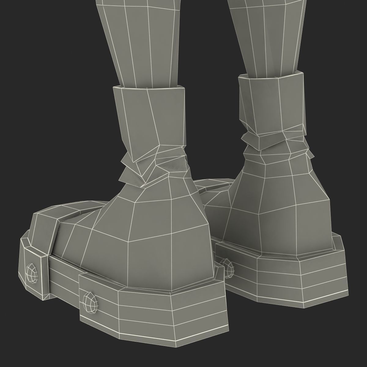 Robin Cartoon Character Rigged for Maya 3D model_48