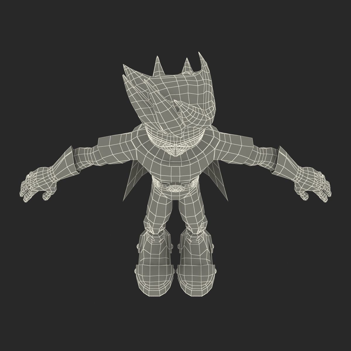 Robin Cartoon Character Rigged for Maya 3D model_37