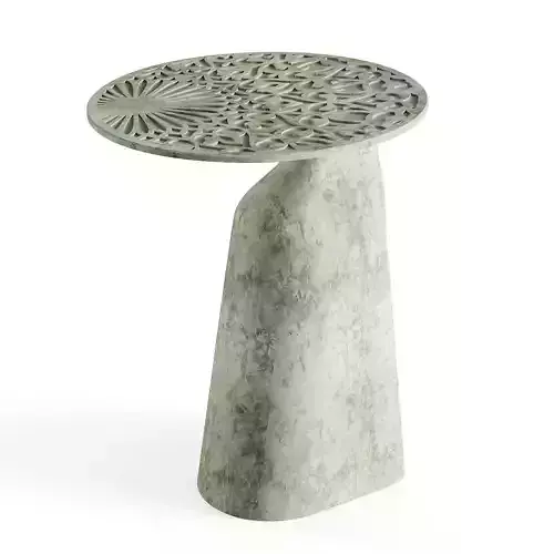 Engraved Concrete Table 3D model