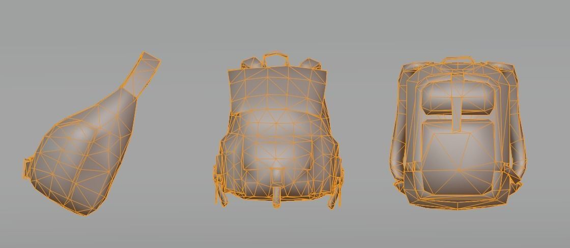 bag 3x Royalguard Backpack 3D model_8
