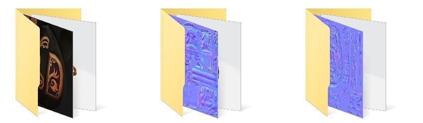 bag 3x Royalguard Backpack 3D model_12