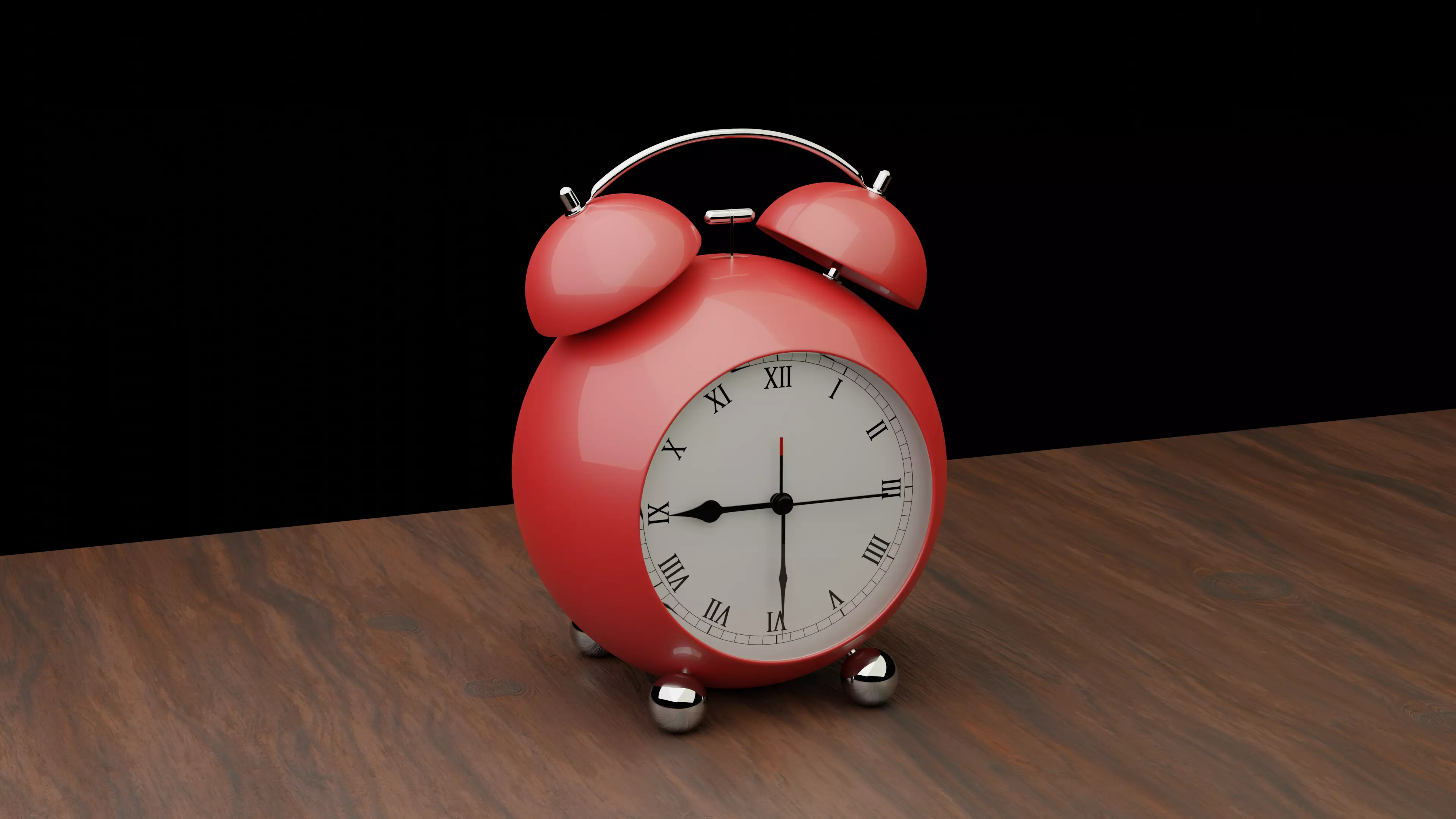 Alarm Clock 3D model_0