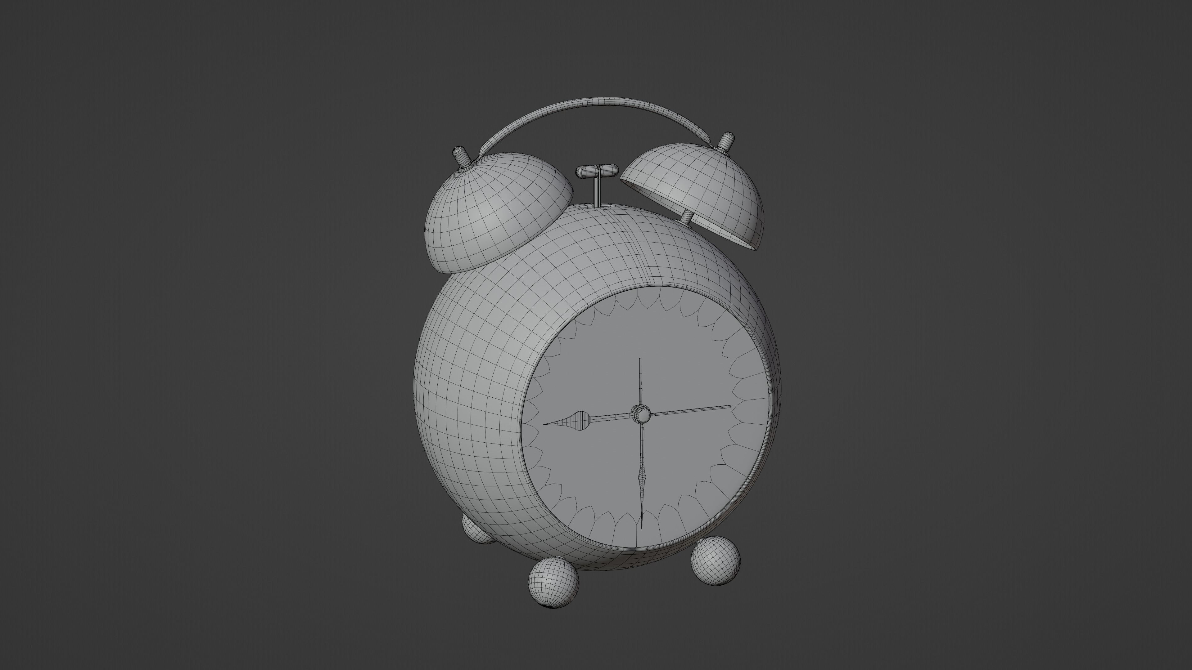 Alarm Clock 3D model_5