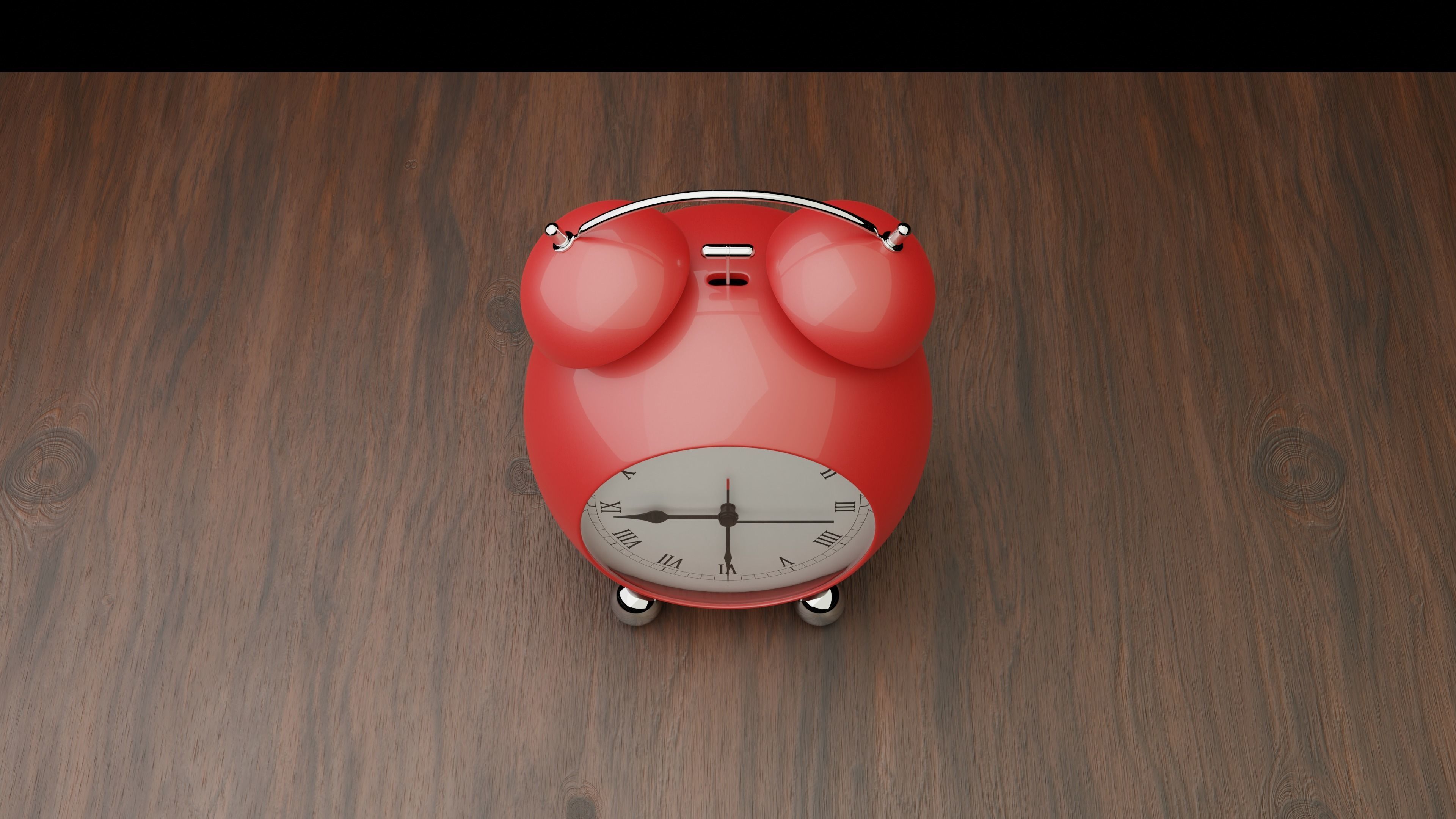 Alarm Clock 3D model_2