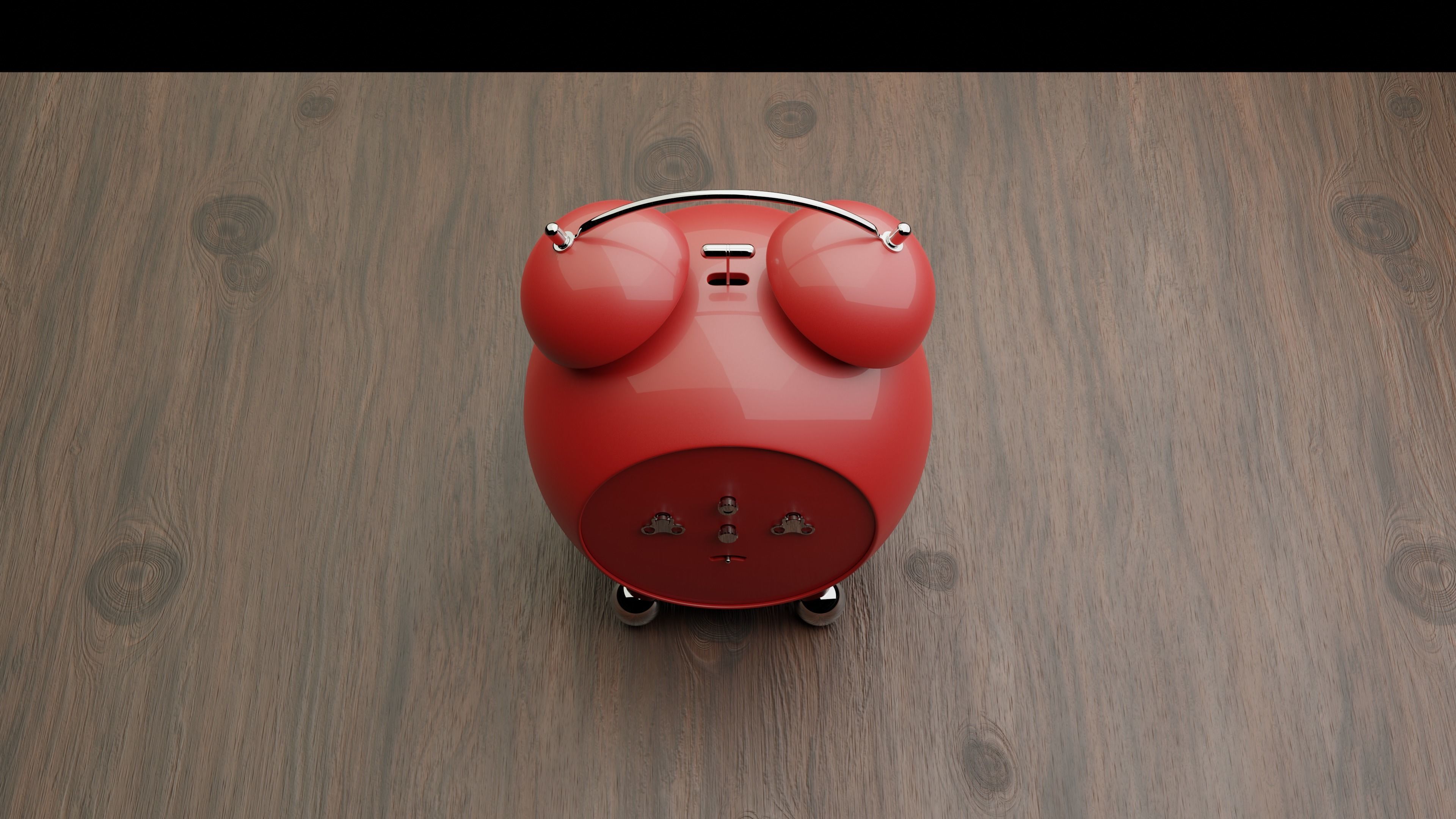 Alarm Clock 3D model_3