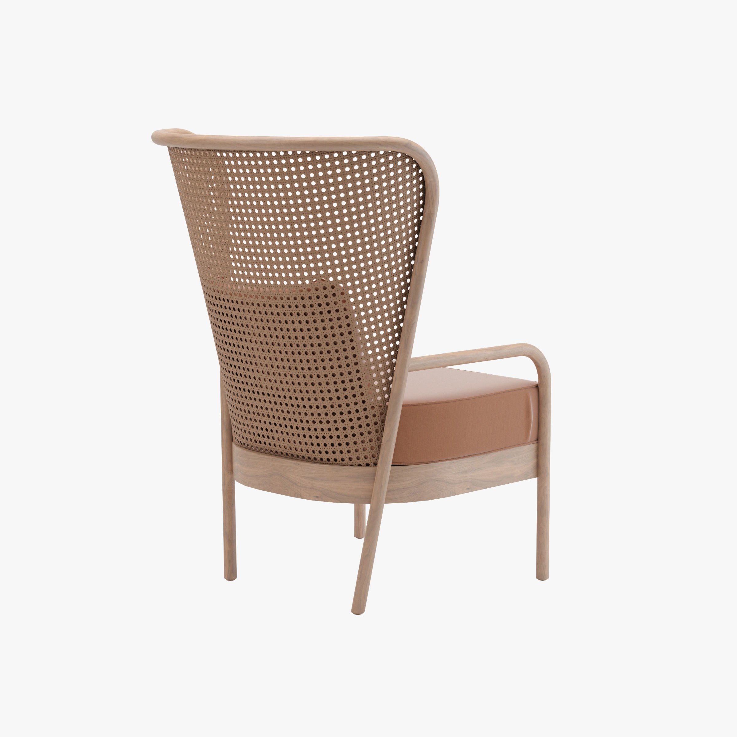 Vivere Rattan Armchair 3D model_2
