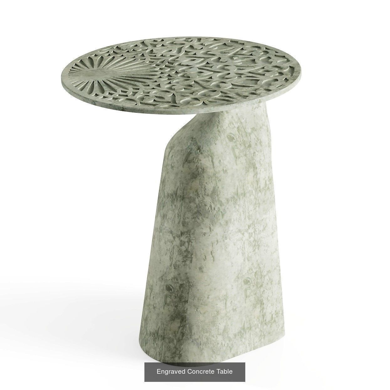 Outdoor engraved concrete Tables Collection _3