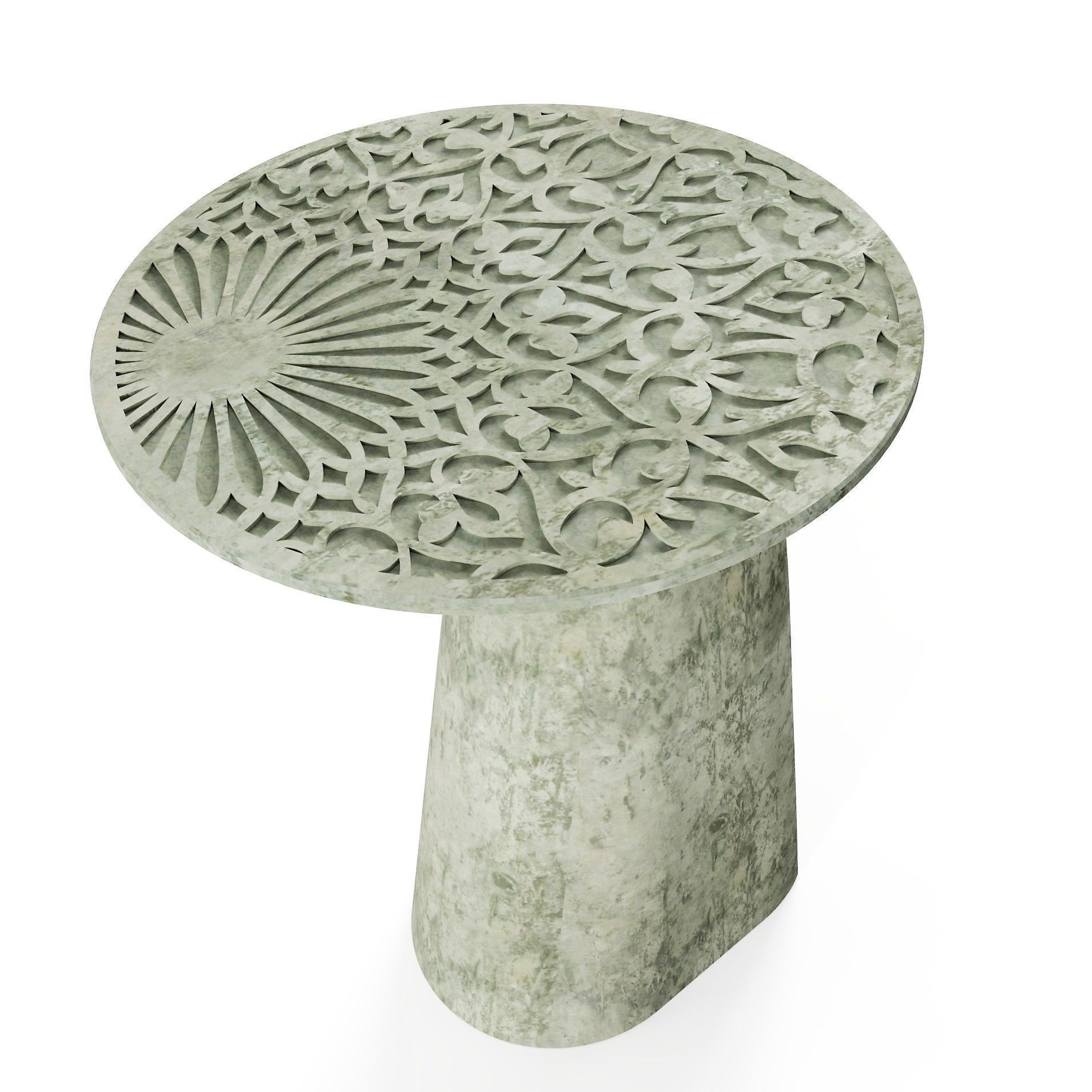 Outdoor engraved concrete Tables Collection _6
