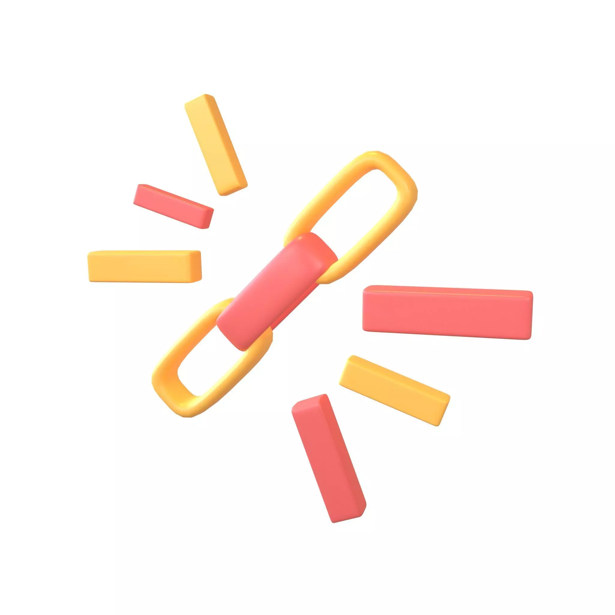 Link Building Icon v2 001 Low-poly 3D model_0