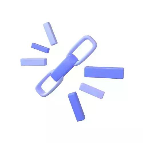 Link Building Icon v2 002 Low-poly 3D model