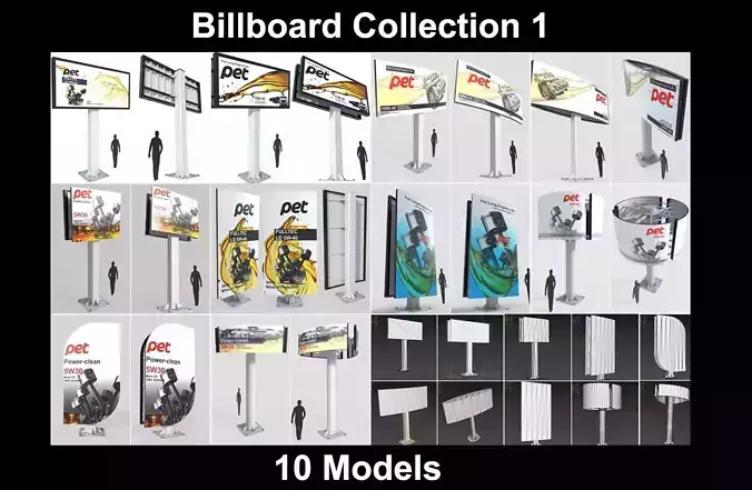 Billboard  Collection 1 - 10 Models 