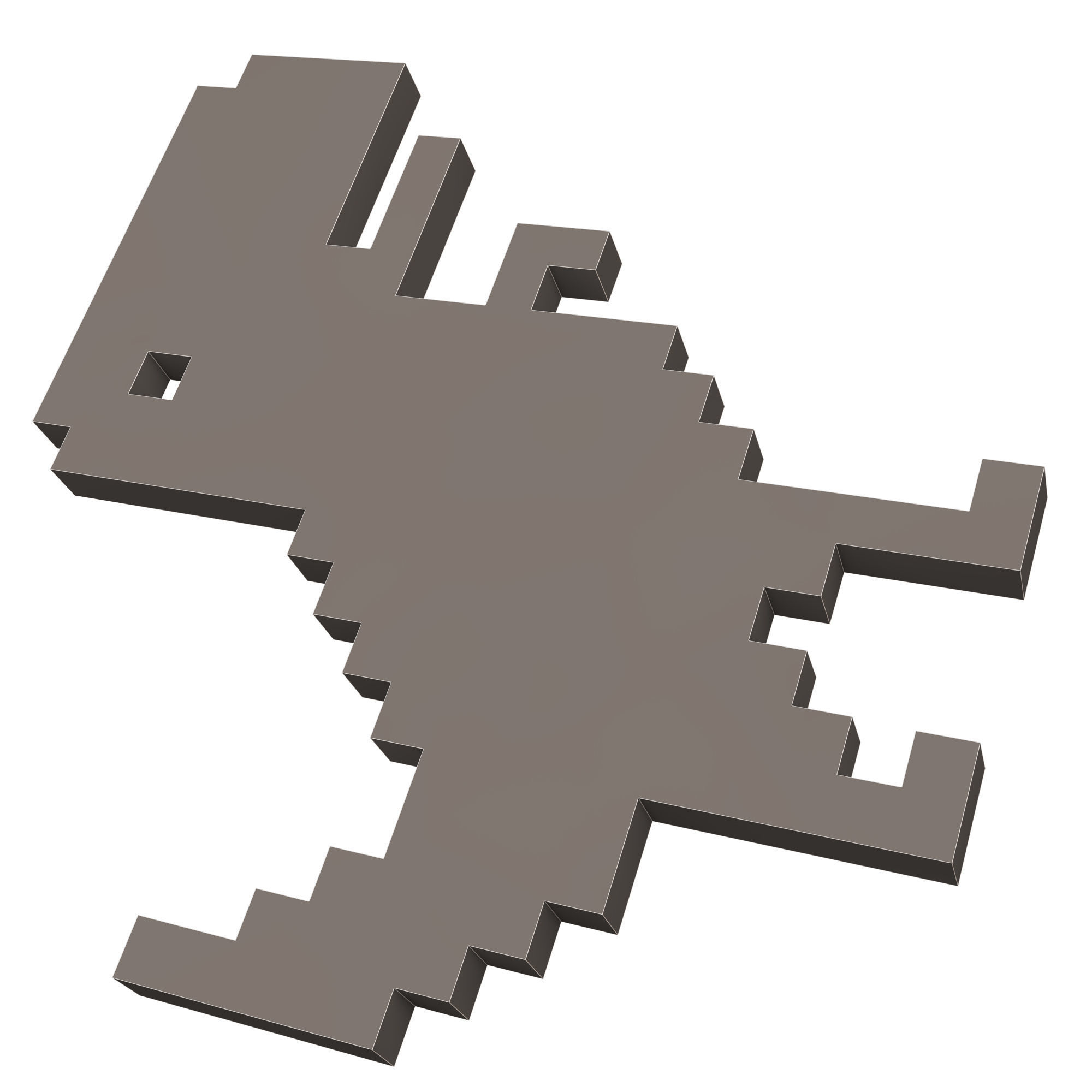 Google Dinosaur T-Rex Low-poly 3D model_11