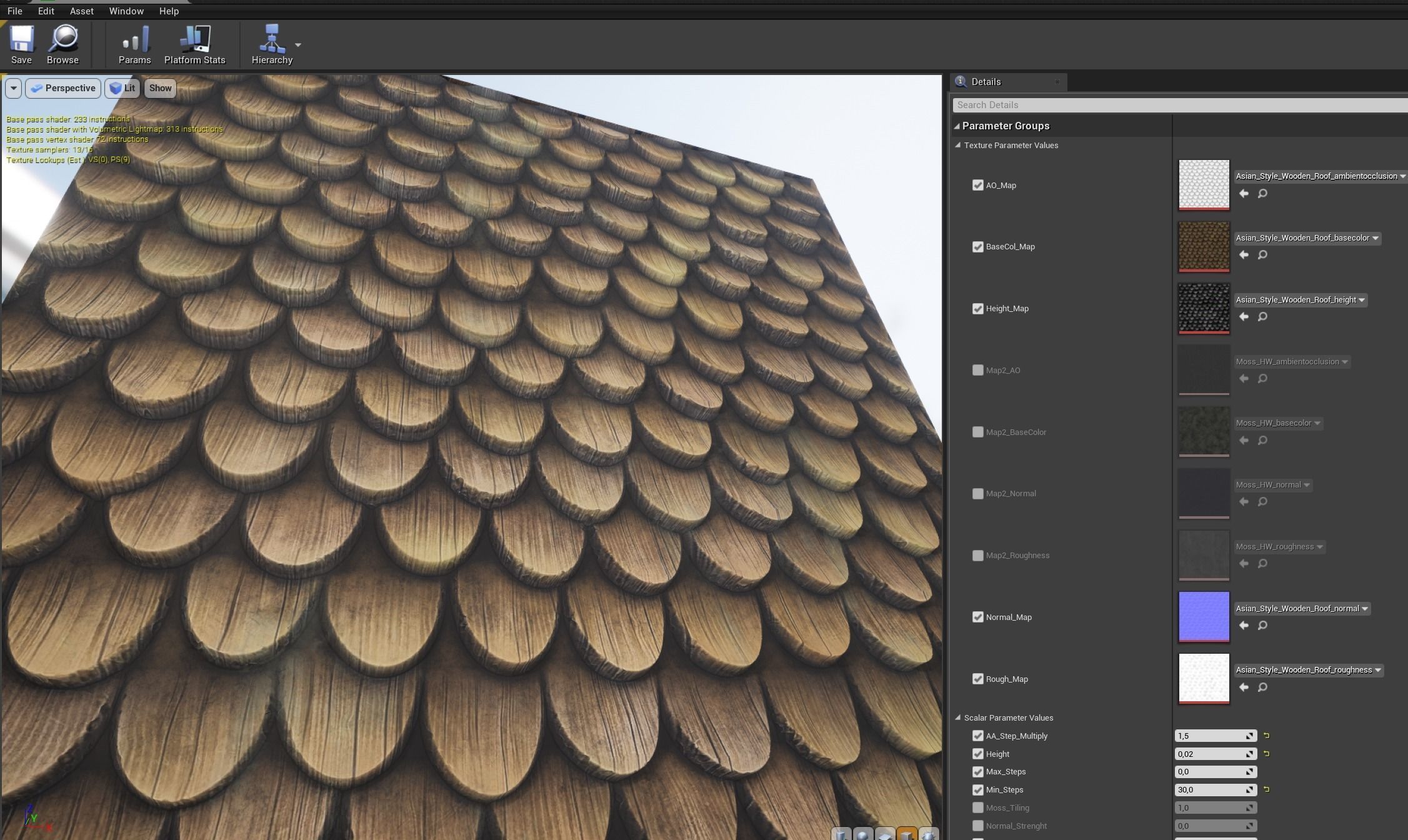 Slate Wooden Roof Texture Texture_3