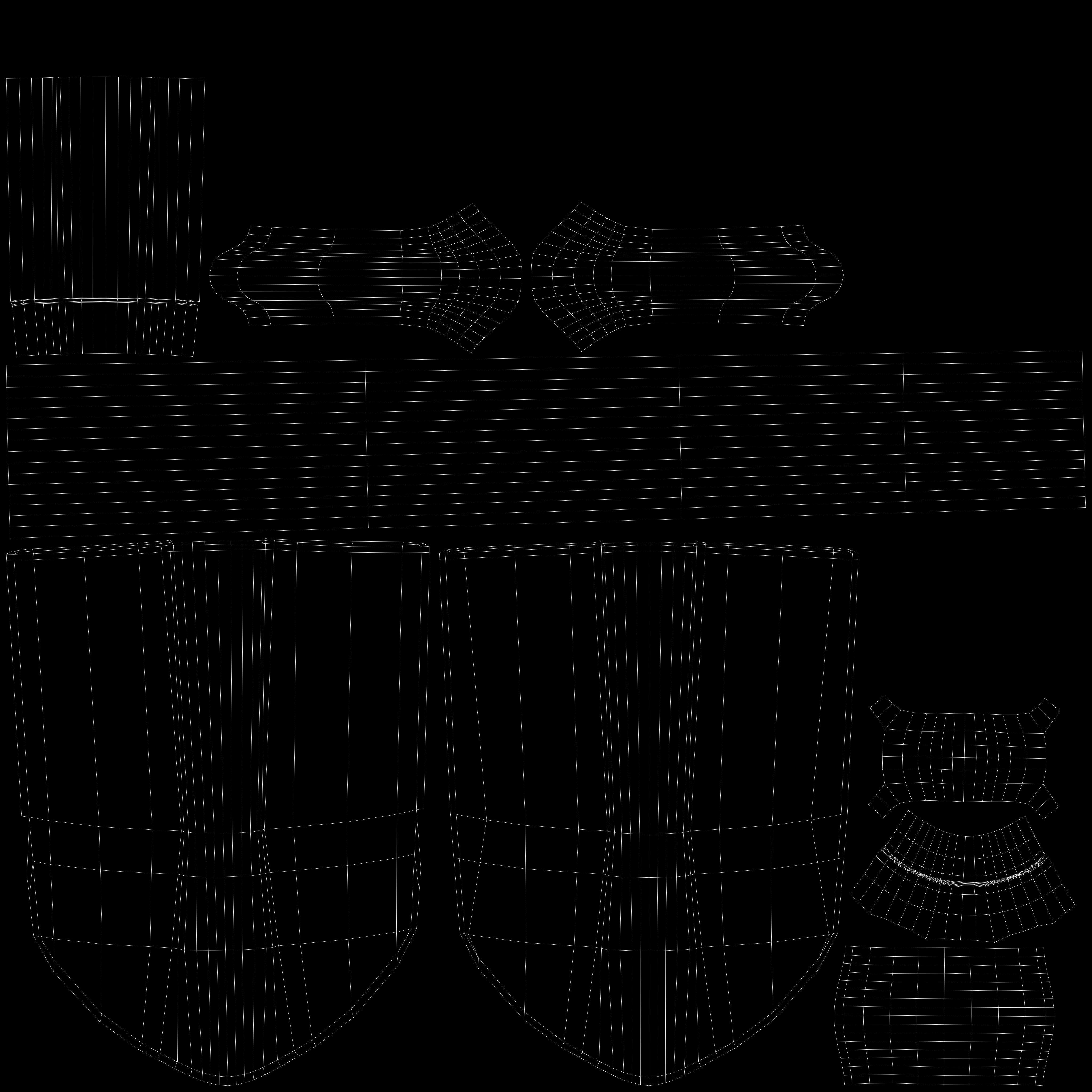 shovel Low-poly 3D model_5