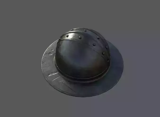 Helmet c metal Low-Poly pbr Textures