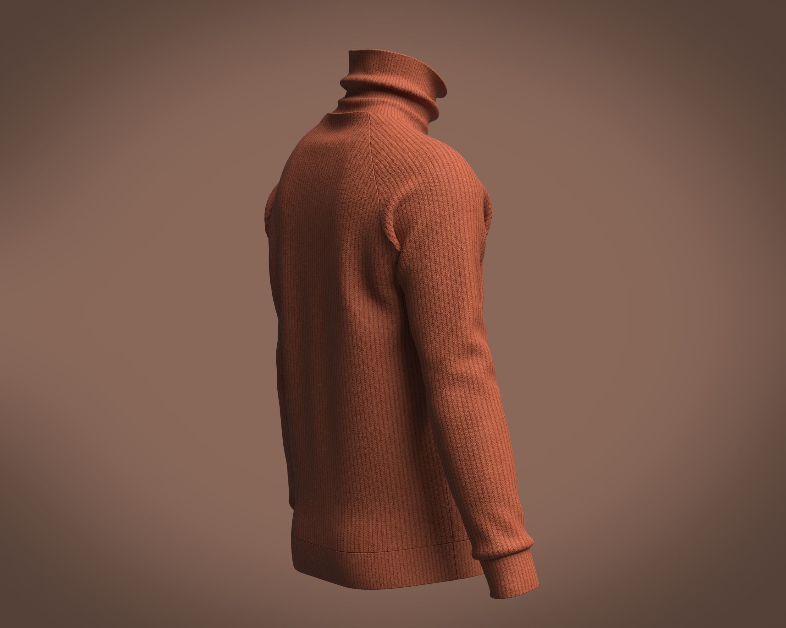 Mens Sweater 3D model_3