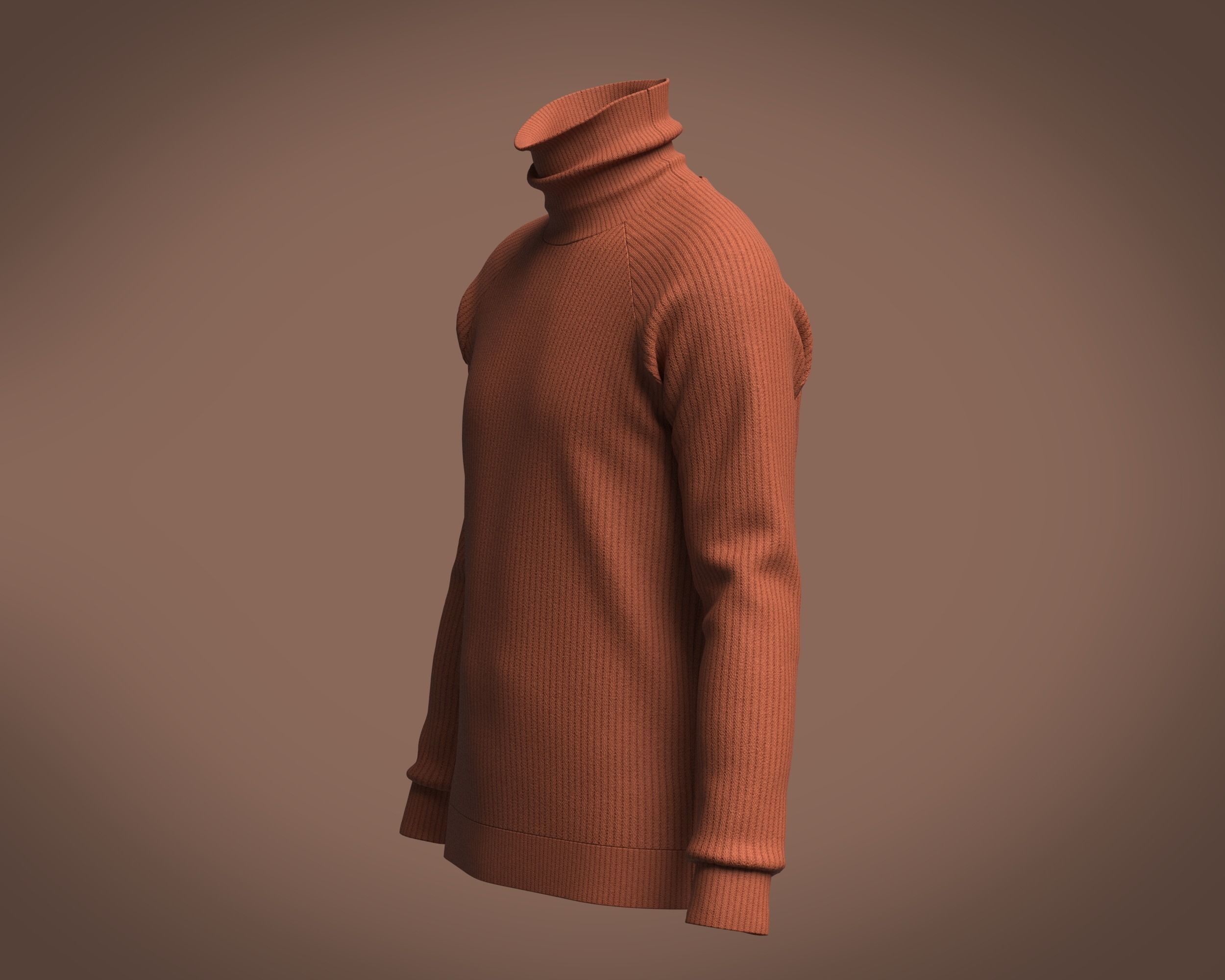 Mens Sweater 3D model_6