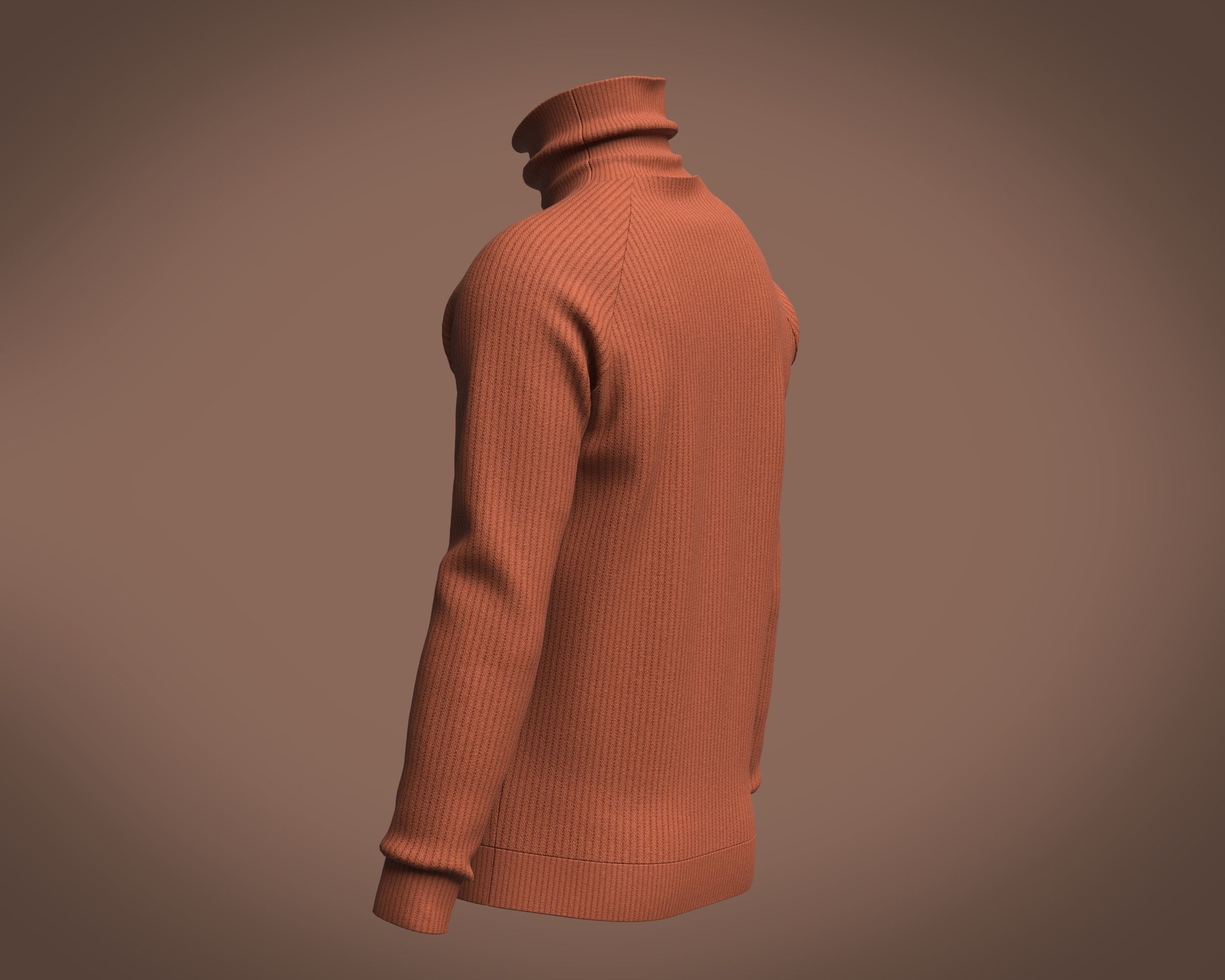Mens Sweater 3D model_5