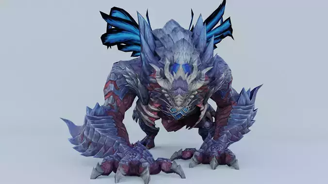 Monster boss dark dragon