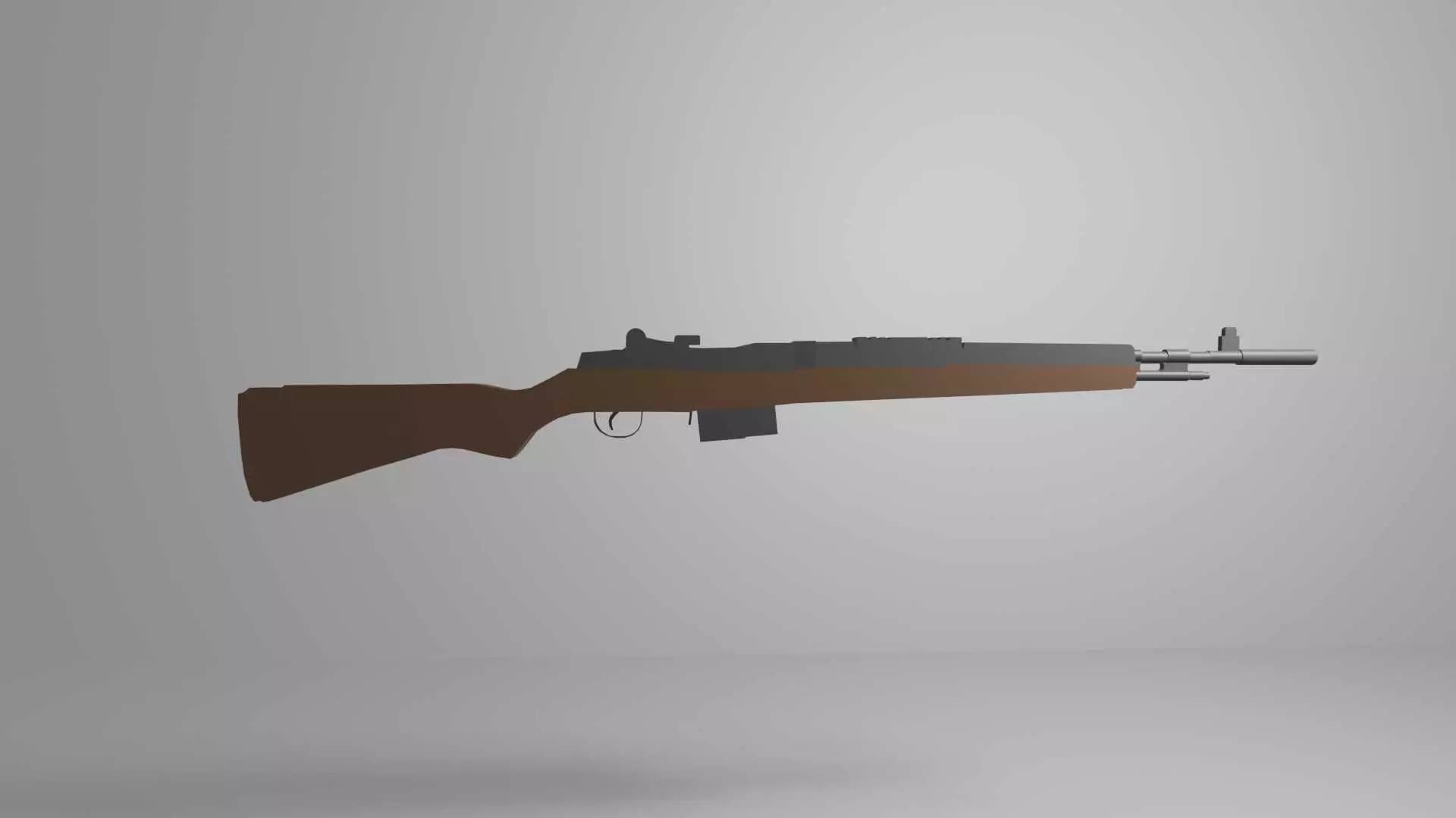 rifle gun 3D model_0